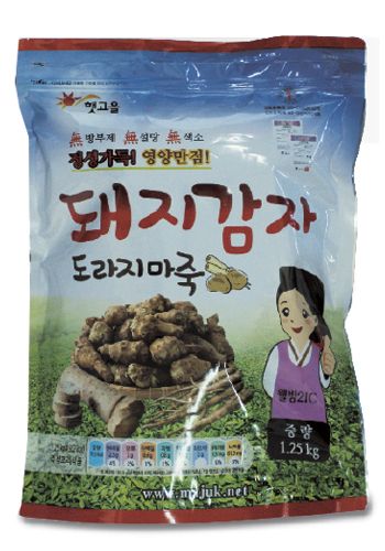 햇고을 돼지감자 도라지 마죽